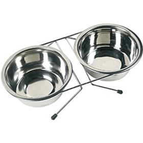 Flamingo 25 cm Duo Dinner İkili Köpek Mama Kabı