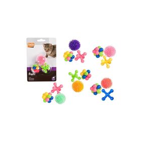 Flamingo 3'lü Kedi Kauçuk Oyuncak