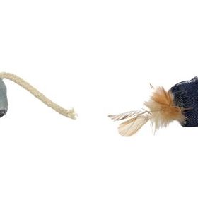 Flamingo 4.5 cm Meranroll ve Mouse Mix Peluş Kedi Oyuncağı