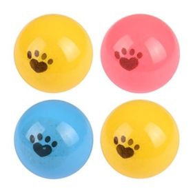 Flamingo 4 cm 4'lü Pinpon Top Kedi Oyuncağı