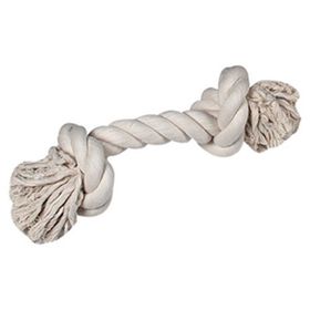 Flamingo 45 cm 2 Düğümlü Bej İp Xxl Köpek Oyuncağı