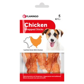 Flamingo 6x70 gr Tavuk Eti Sargılı Köpek Ödül Çubuğu