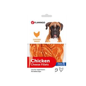 Flamingo 85 gr Chicken Cheese Fillets Tavuk ve Peynirli Fileto Köpek Ödül Maması