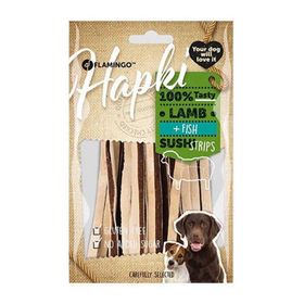 Flamingo 85 gr Hapki Kuzulu Balıklı Şerit Köpek Ödülü