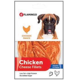 Flamingo 85 gr Tavuklu ve Peynirli Atıştırmalık Köpek Ödül Maması