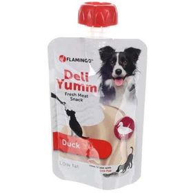 Flamingo 90 gr Deli Yumm Ördekli Taze Likit Köpek Ödülü
