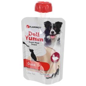 Flamingo 90 gr Deli Yumm Taze Ördek Etli Sıvı Köpek Ödül Maması