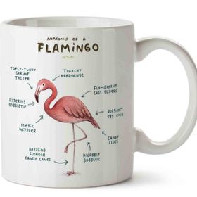 Flamingo Anatomisi Flamingo Anatomy Baskılı Kupa