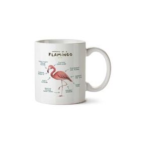 Flamingo Anatomisi Flamingo Anatomy Baskılı Kupa