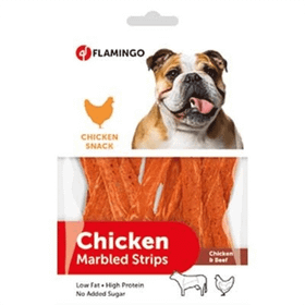 Flamingo Chicken Snack Tavuk Eti ve Biftekli Çubuklar 85 gr Köpek Ödülü