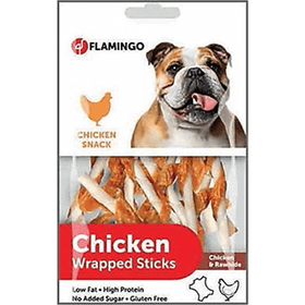 Flamingo Chicken Snack Tavuk Sargılı Çubuk 65 gr Köpek Ödülü