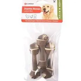 Flamingo Duetto Kuzulu ve Pirinçli 3 Adet Köpek Ödül Maması