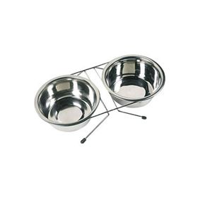 Flamingo Duo Dinner Çelik 21 cm 1600 ml 2'li Mama Kabı