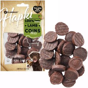 Flamingo Hapki 85 gr Coins Kuzu Etli Parçalar Köpek Ödülü