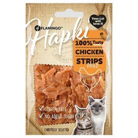 Flamingo Hapki Glutensiz Tavuklu 50 gr Şerit Kedi Ödül Maması