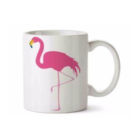 Flamingo İki Tarafı Baskılı Kupa