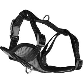 Flamingo Milou Gri 40-55 cm M Köpek Göğüs Tasması