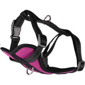 Flamingo Milou L Fuşya 50 65 cm Köpek Göğüs Tasması