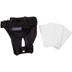Flamingo Siyah 40-49 cm Pants Köpek Külodu