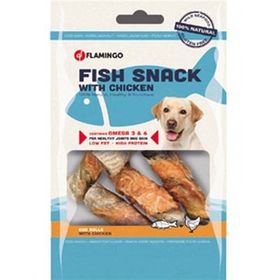 Flamingo Strips 85 gr Balıklı Tavuklu Köpek Ödül Maması