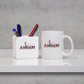 Flamingo Tasarım FPM1010 Anneler Gününe Özel Canım Annem Kupa Bardak