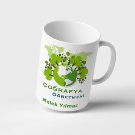 Flamingo Tasarım FPM1052 Coğrafya Öğretmenine Kupa Bardak