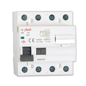 Flash 4x63 30ma Mekanik Kaçak Akım Koruma Rölesi