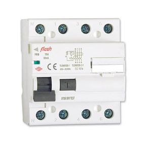 Flash 4x63 30ma Mekanik Kaçak Akım Koruma Rölesi