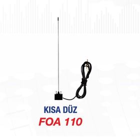 Flash FOA110 Fiat M131 Oluk için Kısa Düz Komple Anten