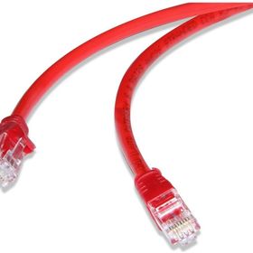 Flaxes FNK-6002K 20 cm Kırmızı Cat6 Patch Kablo