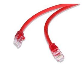 Flaxes FNK-6002K 20 cm Kırmızı Cat6 Patch Kablo