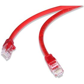 Flaxes FNK-6003K Kırmızı 30 cm CAT6 UTP 24AWG Patch Network Kablo