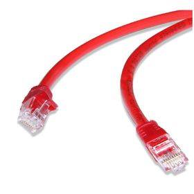 Flaxes FNK-601K Kırmızı Cat6 1 mt Patch Kablo
