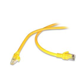 Flaxes FNK-601S Sarı 1 mt CAT6 UTP 24AWG Patch Network Kablosu