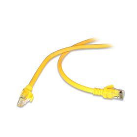 Flaxes FNK-601S Sarı 1 mt CAT6 UTP 24AWG Patch Network Kablosu
