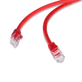Flaxes FNK-620K Kırmızı 20 mt CAT6 UTP 24AWG Patch Network Kablosu