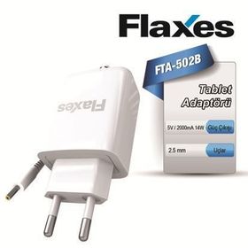 Flaxes FTA-502B Beyaz Tablet Adaptörü