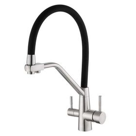 Fleko KS16S3 Inox Arıtmalı Spiralli Eviye Bataryası