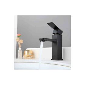 Fleko Paslanmaz Çelik Siyah Lavabo Bataryası