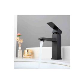 Fleko Paslanmaz Çelik Siyah Lavabo Bataryası