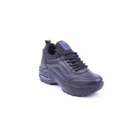 Flet 121 Siyah Beyaz Kadın Sneaker Ayakkabı
