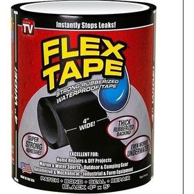 Flex Tape Bant Güçlü Suya Dayanıklı Su Sızdırmaz Siyah Tamir Bandı