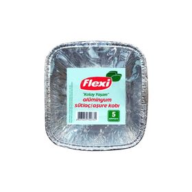 Flexi 10 Adet Aluminyum Sütlaç Kabı