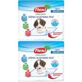 Flexi 2x30 Adet 60x90 cm Evcil Hayvan Tuvalet Eğitim Pedi