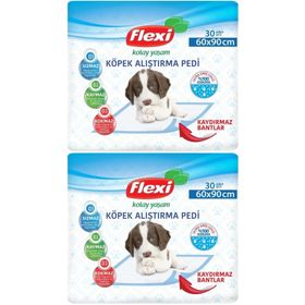 Flexi 2x30 Adet 60x90 cm Evcil Hayvan Tuvalet Eğitim Pedi