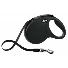 Flexi 3 m Siyah [XS] New Classic Otomatik İp Köpek Gezdirme Kayışı
