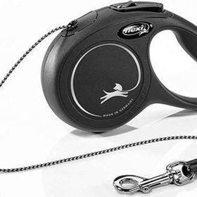 Flexi 3 m Small Siyah New Classic Otomatik Şerit Gezdirme Kayışı