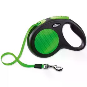 Flexi 5 mt 15 kg Neon Yeşil Small Otomatik Şerit Tasma