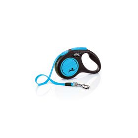 Flexi 5 mt 25 kg Neon Mavi Medium Otomatik Şerit Tasma