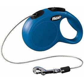 Flexi 5 mt New Classic Mavi S İp Otomatik Köpek Gezdirme Tasması